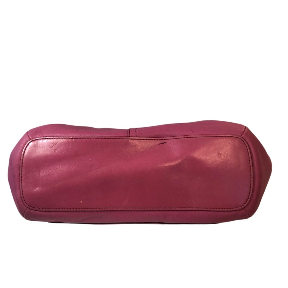 Coach Hamptons Framed “Ladies” Club 9734 Kiss Lock Orchid Pink Leather Purses - Picture 11 of 17